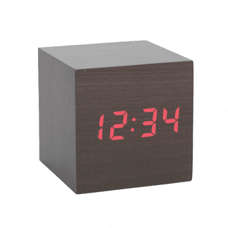 エニアグラムタイプ5にオススメ、Kikkerland Clap On Cube Alarm Clock