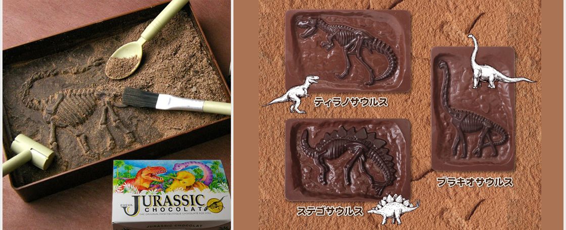エニアグラムタイプ5にオススメ、ジュラシックショコラ 恐竜発掘チョコレート