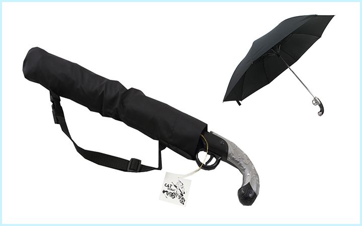 ピストル式折り畳み傘